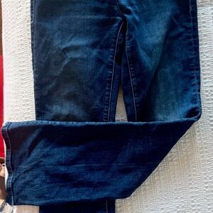 MOTHER outsider ankle Dark Blue Ankle & Cropped Jeans